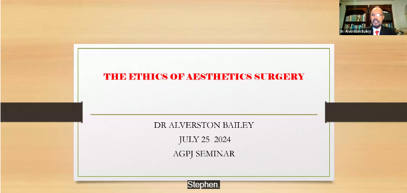 Association of General Practitioners of Jamaica Annual Ethics Webinar.PNG